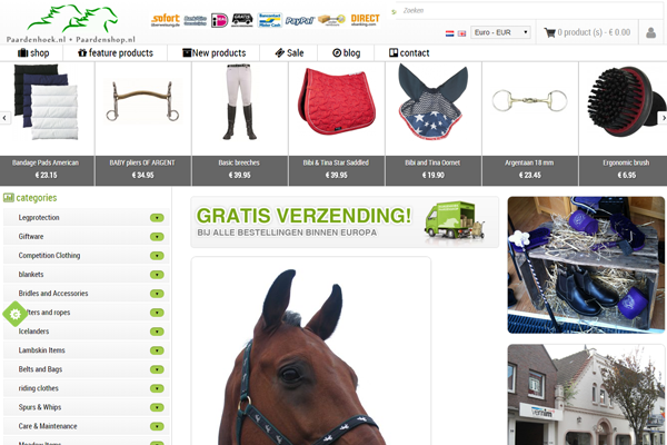 Paardenshop E-Commerce